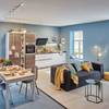 Lampadaire Haldar I Aluminium - 2 ampoules