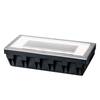 LED-Wegeleuchte Solar Box Acryl / Edelstahl - 1-flammig