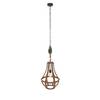 Pendelleuchte Liberty Bell Holz massiv / Eisen - 1-flammig