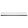 Wandplank Touros massief grenenhout -wit grenenhout/grijs - Breedte: 179 cm