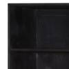 Open kast Towa massief acaciahout/metaal - zwart/goudkleurig