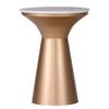 Beistelltisch Juki Terrazo / Metall - Mehrfarbig / Gold