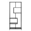 Open kast Coogee I Zwart - Hoogte: 185 cm