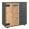 Kommode Stockholm II Braun - Holzwerkstoff - 81 x 83 x 41 cm