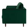 Divano Pirk (3 posti) velluto - Verde scuro