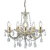Kronleuchter Marie Therese V Kristallglas / Stahl - 5-flammig