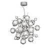 LED-Pendelleuchte Molecule Stahl - 12-flammig