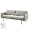 Canapé convertible Lindoia Tissu - Gris clair