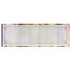 Afbeelding Rainbow Cubes I canvas/massief sparrenhout - meerdere kleuren - 90 x 30 cm