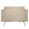 Sessel Kayena Webstoff Inas: Cappuccino - Silber