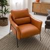 Sessel Knokke I Echtleder - Cognac
