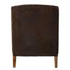 Fauteuil Coomera Aspect cuir vieilli - Marron