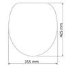 Siège WC Buche MDF - Hêtre