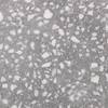 Beistelltisch Terrazzo I Terrazzo / Metall - Mehrfarbig / Weiß
