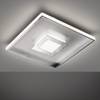 LED-plafondlamp Raich I acryl/nikkel - 1 lichtbron