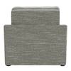 Boxspring-Schlafsessel Befasy Strukturstoff - Grau