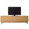 Massives TV-Lowboard FINSBY Eiche Eiche massiv - Eiche