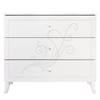 Commode Kamenka Blanc - Bois manufacturé - 104 x 92 x 46 cm