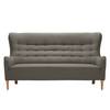 Sofa Leke I (3-Sitzer) Webstoff Voer: Dunkelgrau