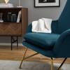 Sessel Miena Samt - Marineblau
