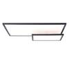 LED-Deckenleuchte Bility II Acrylglas / Aluminium - 1-flammig - Schwarz