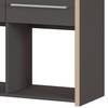 Étagère de bureau Eugene Gris - Bois manufacturé - 123 x 75 x 40 cm