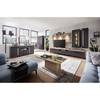 Sideboard Parolin Matt Grau / Eiche Dekor - Dunkelgrau