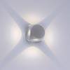 LED-Wandleuchte Carlo I Aluminium - 4-flammig