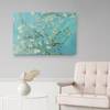 Tableau déco Amandier en fleurs Van Gogh Matériau dérivé du bois - Bleu