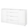 Sideboard Trend I Glas - Weiß