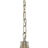 Hanglamp American Diner I transparant glas / staal - 1 lichtbron
