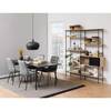 Open kast Alsace wild eikenhouten look/zwart