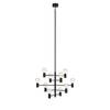 Suspension Paris Verre / Acier inoxydable - 10 ampoules