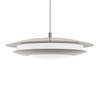 Suspension LED Moneva III Polycarbonate / Acier - 1 ampoule