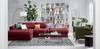 Polsterhocker Dixwell Small Webstoff Palila: Beere