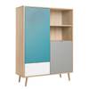 Highboard Bibury Mehrfarbig / Eiche Sonoma Dekor