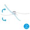 Plafonnier Go Matière plastique / Fer - 2 ampoules