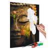 Schilderen op Nummer Buddha in the Shade linnen - meerdere kleuren - 40 x 60 cm