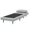 Schlafsessel ELANDS Webstoff Nims: Hellgrau - Beige