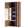 Woonwand Buena I (3-delig) Bruin - Plaatmateriaal - Metaal - 246 x 210 x 50 cm