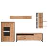 Woonwand Buena II (4-delig) Bruin - Plaatmateriaal - Metaal - 371 x 142 x 50 cm