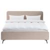 Polsterbett Karelia II Samt Ravi: Beige - 180 x 200cm - Ohne Stauraum