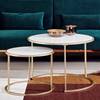 Salontafels Sol II (set van 2) Goud