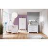 Babybett Nordic White Weiß - 145 x 85 x 77 cm