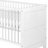 Babybett Nordic White Weiß - 145 x 85 x 77 cm