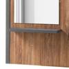Garderobepaneel Marton Stirling eikenhouten look/antracietkleurig