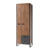 Armoire d’entrée Marton Imitation chêne Stirling / Anthracite