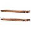 Wandboard MANCHESTER 2er-Set Akazie massiv - Breite: 60 cm