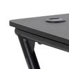 Gaming tafel Tipton metaal - mat zwart/zwart
