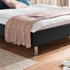 Letto imbottito Hip Hop Nero - Tessile - 146 x 76 x 205 cm